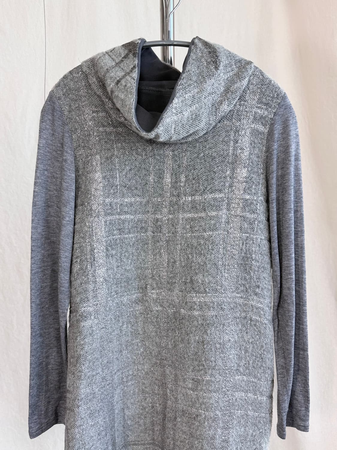 Hiroko Bis 실버 프린팅 롱 니트 상품이미지3