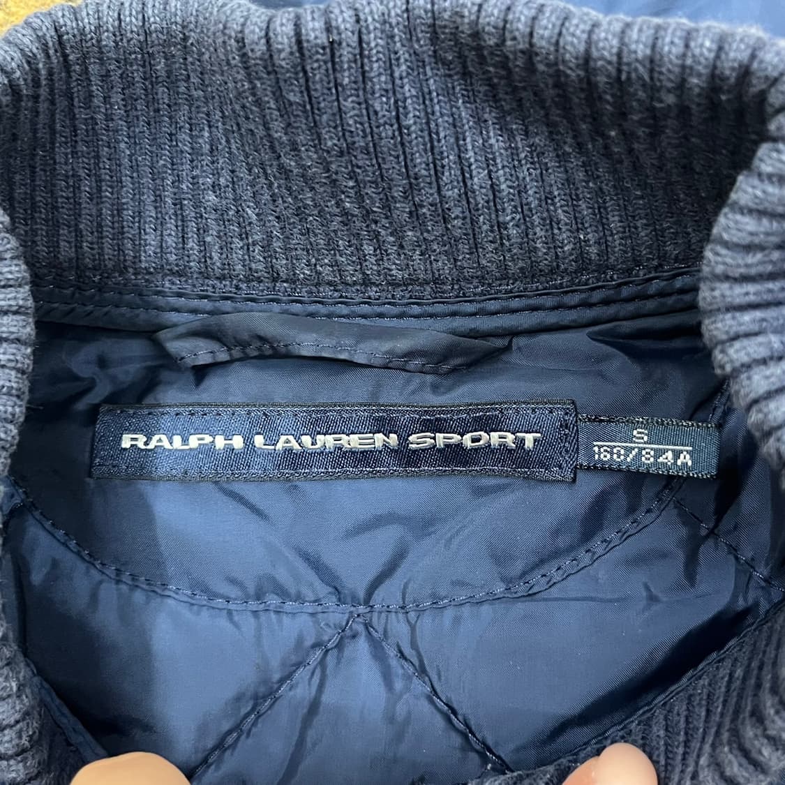 [정품/S] 폴로 랄프로렌 퀼팅 블루종 자켓 b16 상품이미지5