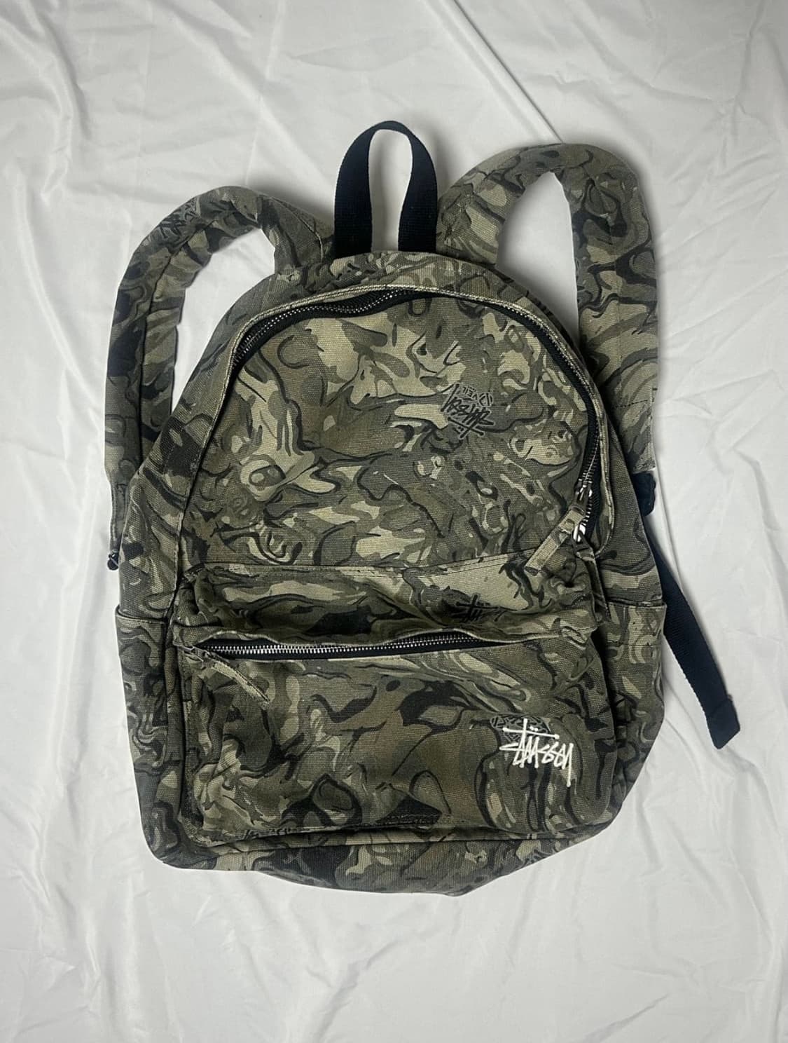 스투시 캔버스 백팩 베일 카모 상품이미지1