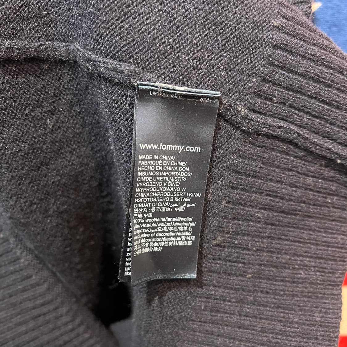 타미힐피거 니트 집업 상품이미지4