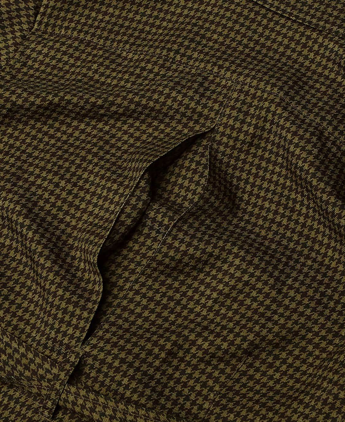 빔즈 플러스 [Beams +] 하운드 투스 벨티드 자켓 코마츠 원단 상품이미지5