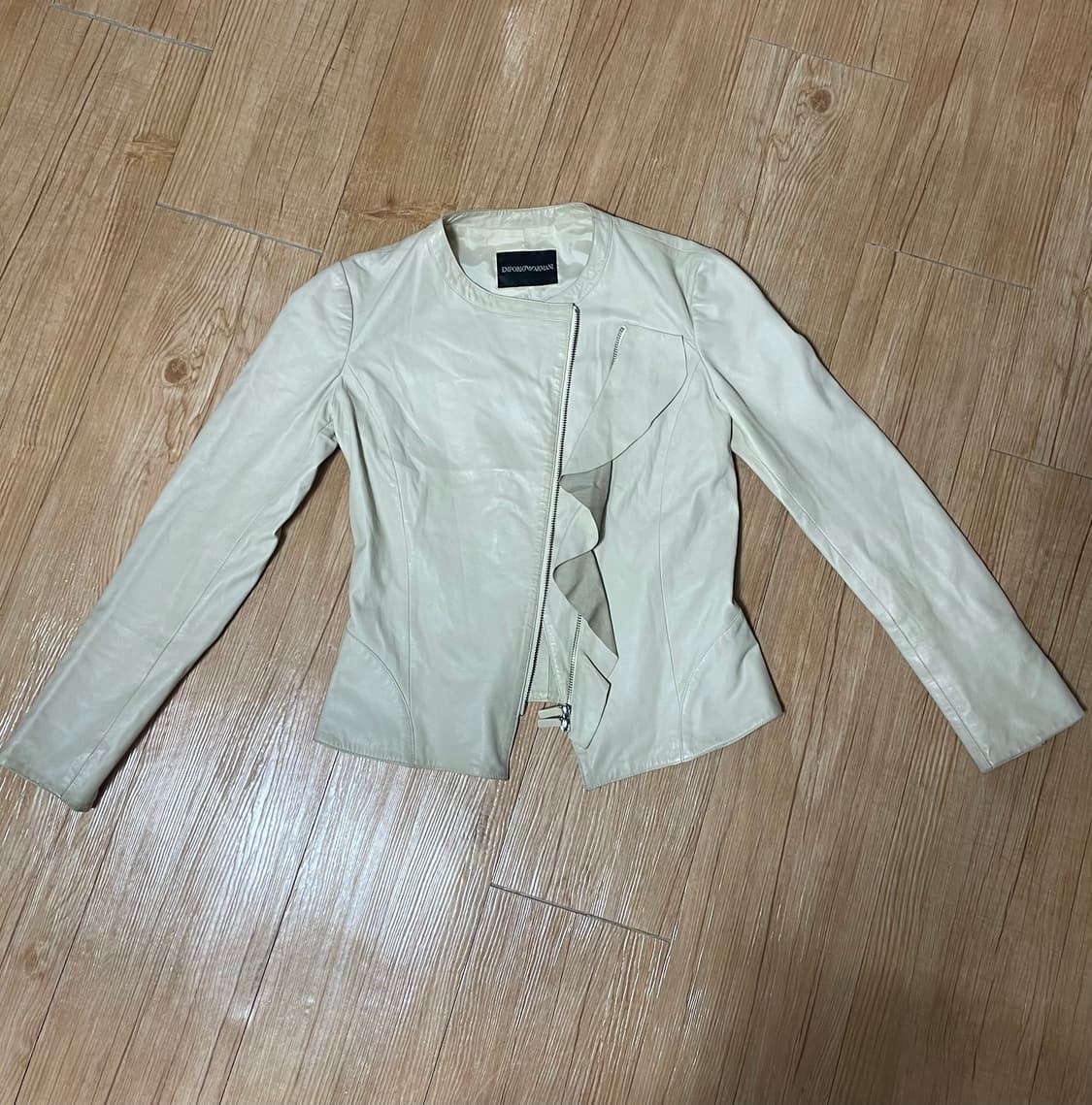 Emporio Armani 엠포리오 아르마니 투웨이 램스킨 레더자켓 상품이미지1