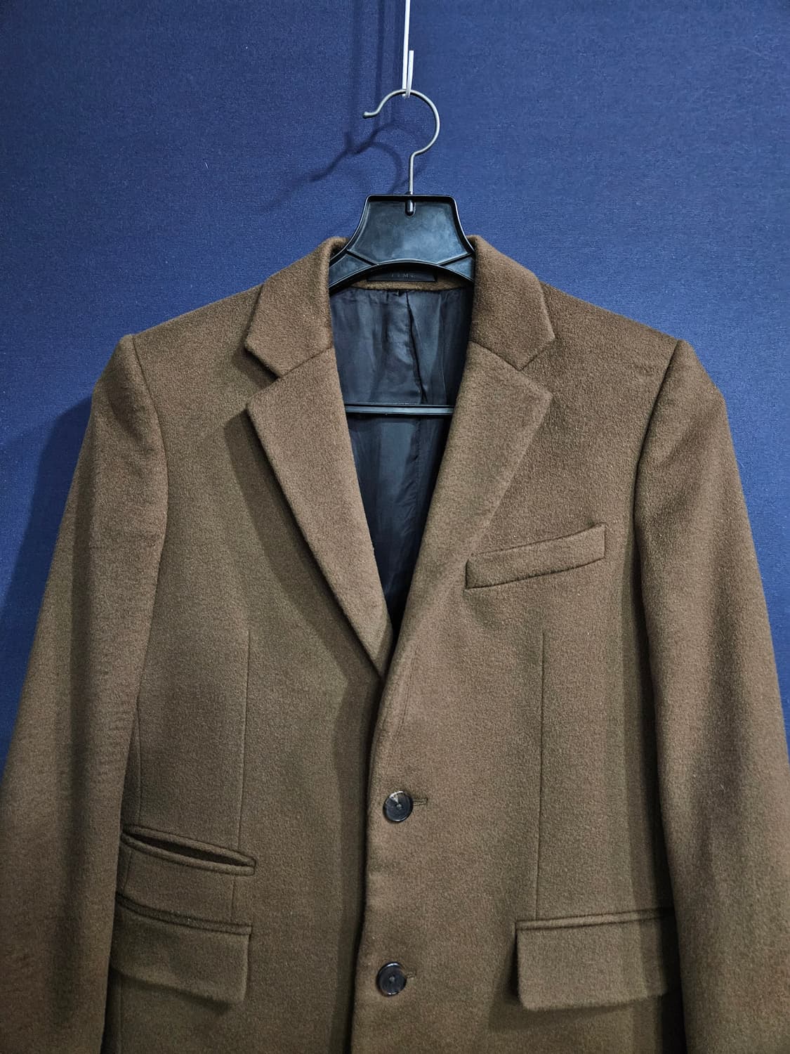 타임옴므 브라운 남성 슬림핏 95 하프코트  상품이미지7