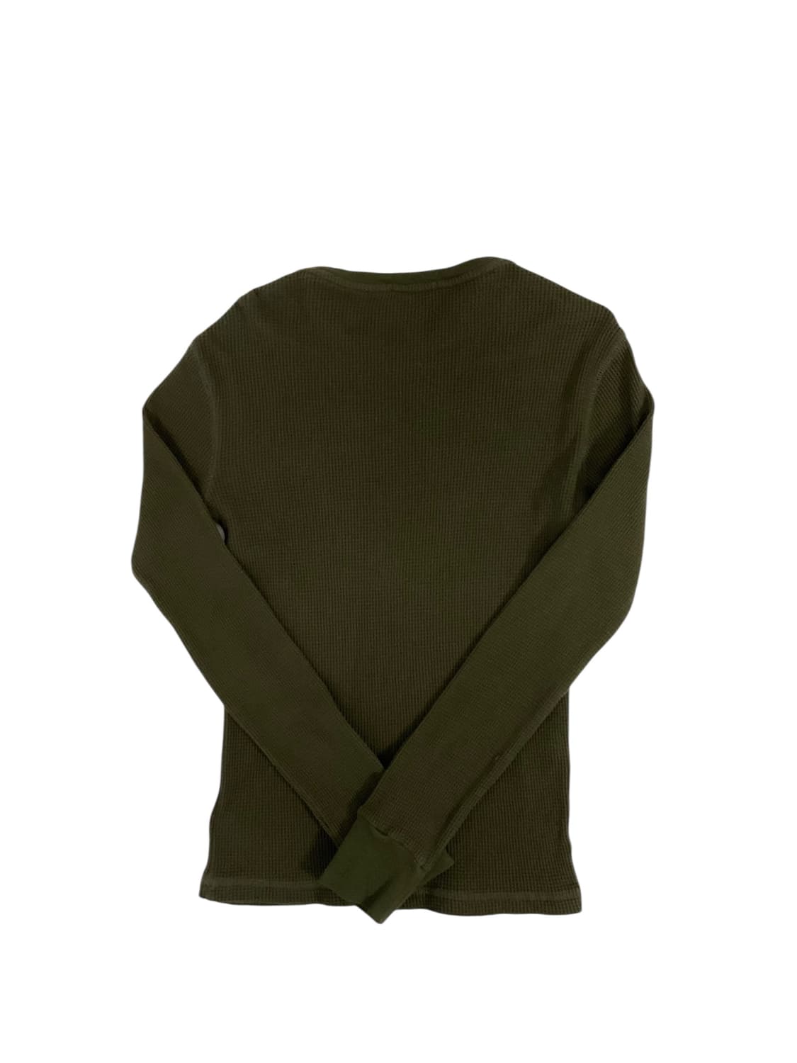 폴로 와플 롱 슬리브리스 카키 (woman s) 상품이미지2