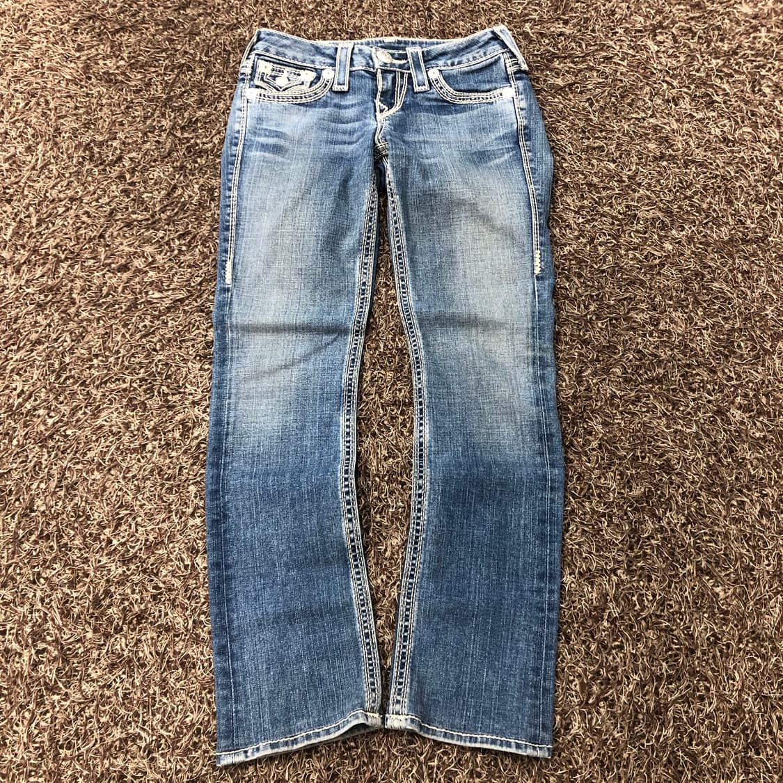 트루릴리전 빌리 빅 QT 스티치 워싱 데님 팬츠 상품이미지2