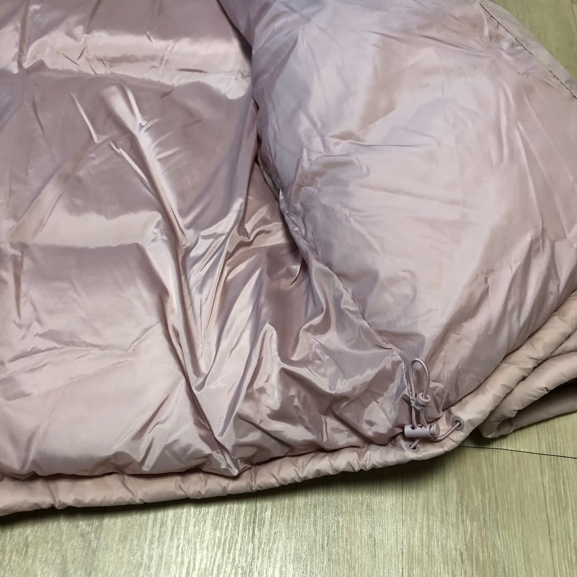 (L) 키뮤어 KIIMUIR 덕다운 벌룬 플라켓 다운 점퍼 패딩 핑크 상품이미지4