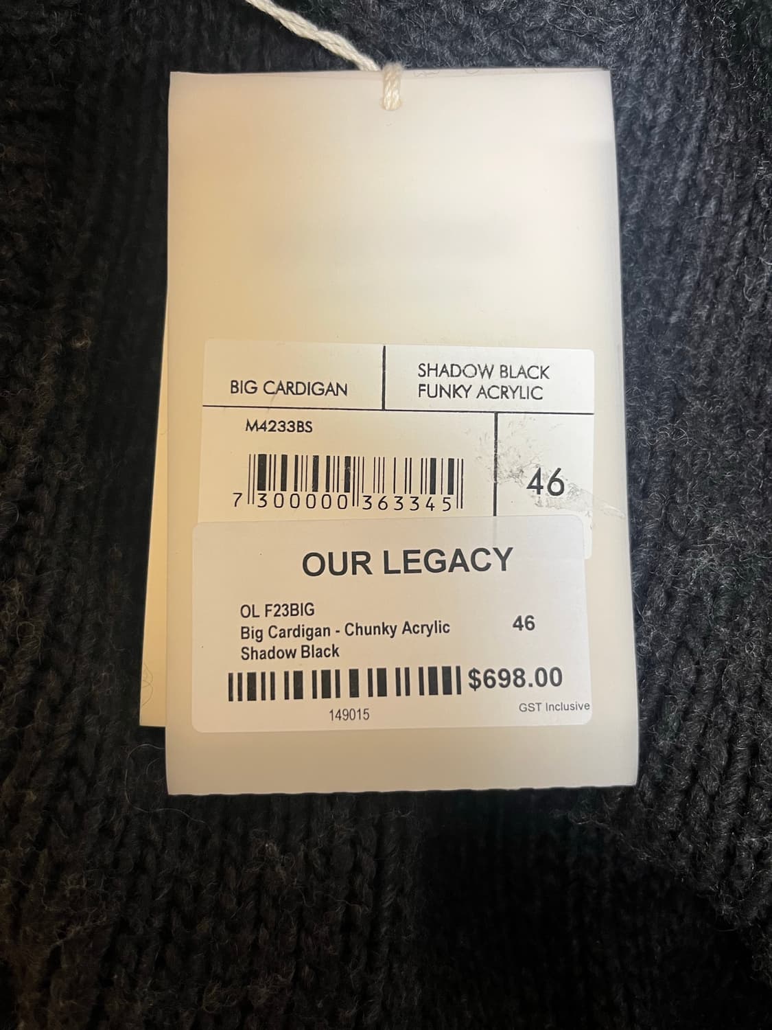 Our legacy Big Cardigan 상품이미지3