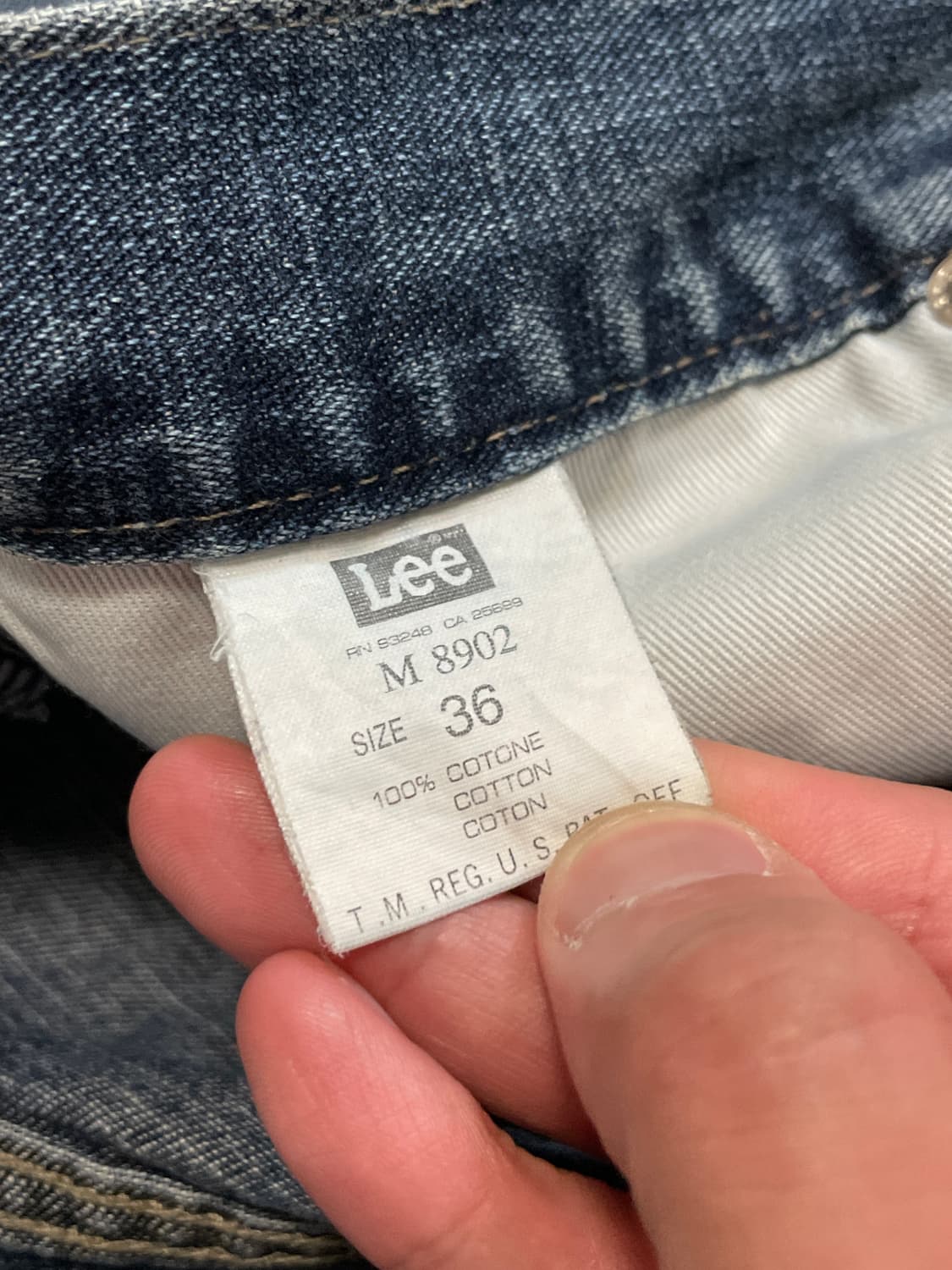Lee 리 M8903 유니온메이드 레귤러 핏 데님 쇼츠 청반바지 상품이미지8