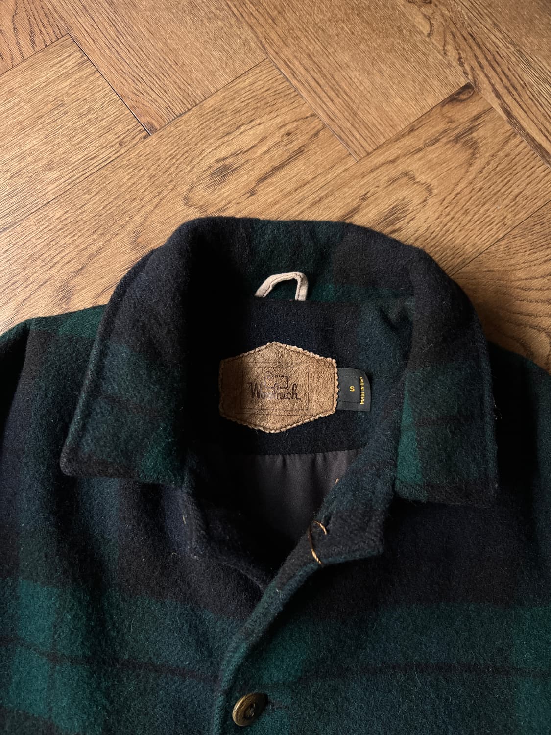 [S]울리치 Made in USA 블랙와치 체크 울 자켓 상품이미지2