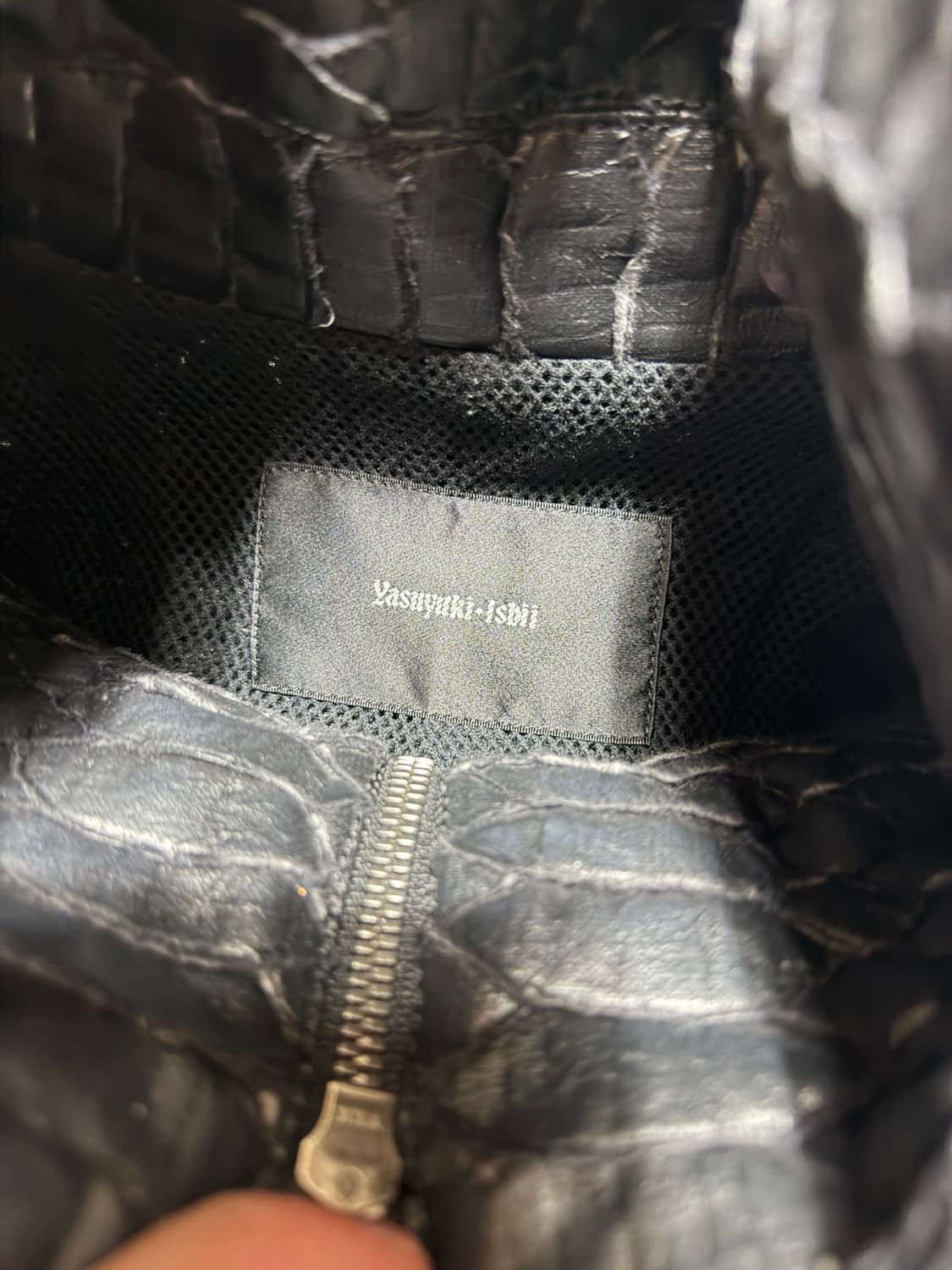 Yasuyuki ishii washi snakeskin jacket 상품이미지4