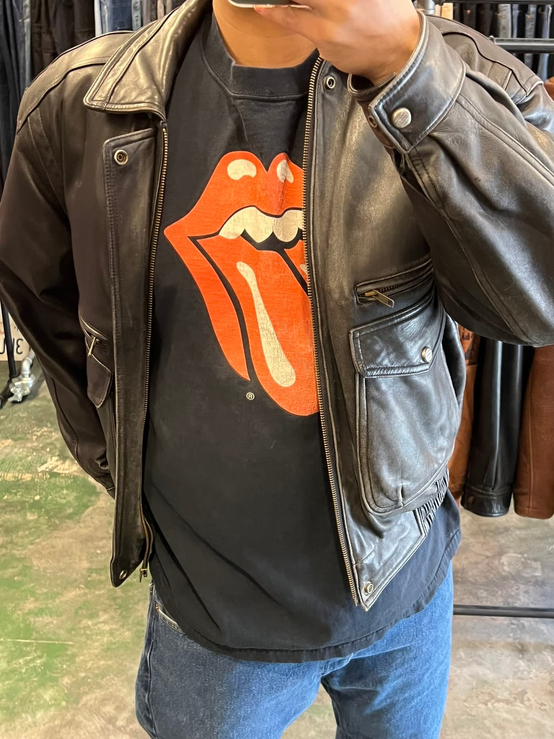 00's [XL] 앤빌 롤링스톤즈 밴드티 클래식 빈티지 반팔 티셔츠 상품이미지2