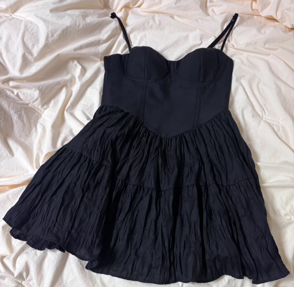 낫유어로즈 sasha dress 사샤 미니드레스 블랙 M(정가14만8천) 상품이미지4