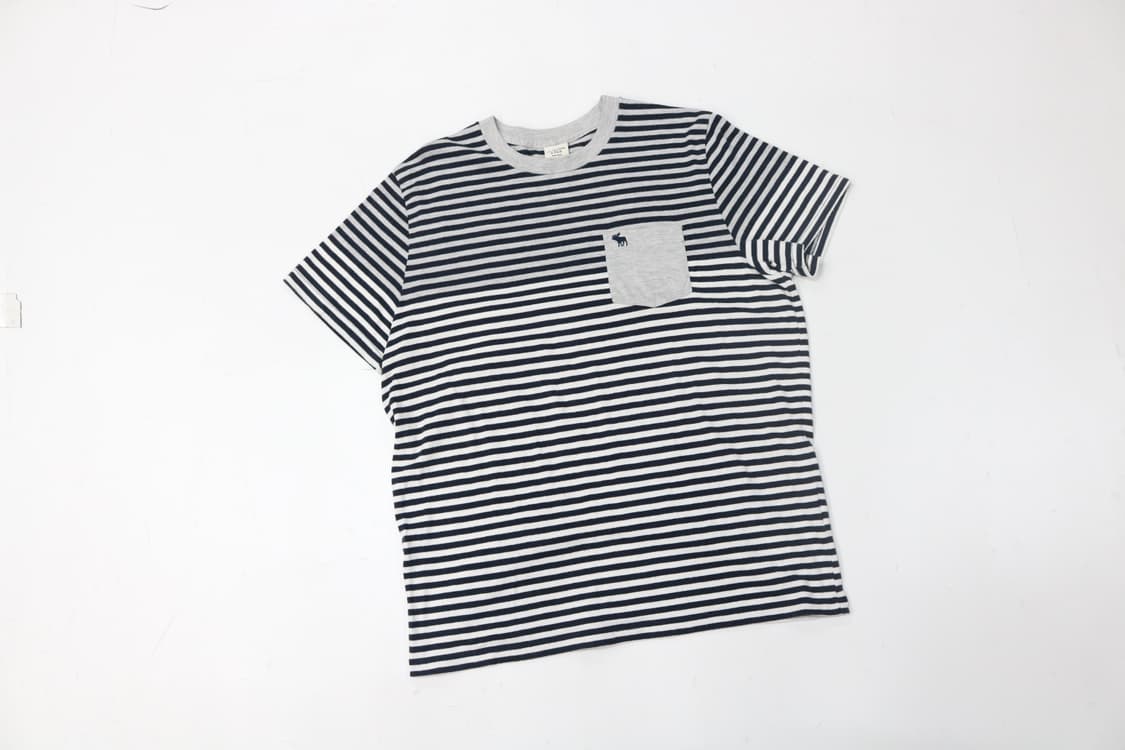 아베크롬비 빈티지 스트라이프 포켓 반팔 티셔츠 (XL) 상품이미지2