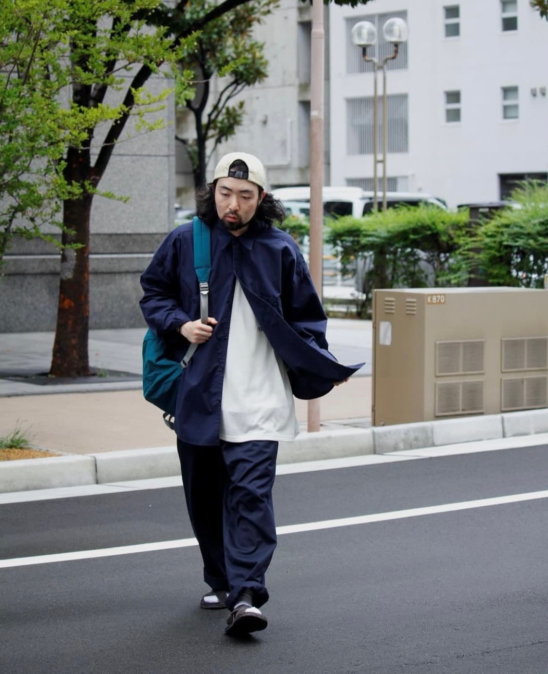 나나미카 덱셔츠 다크네이비 sugf294 상품이미지5