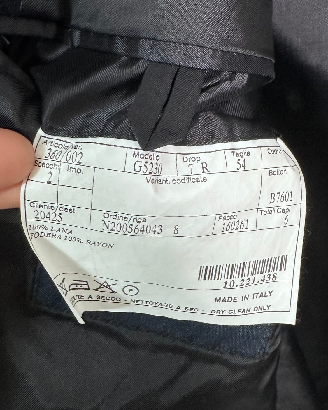 버버리 금장 3b 울 블레이저 자켓  (va.102) 상품이미지7