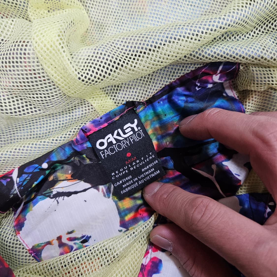 오클리(OAKLEY) 파일럿 팩토리 그라데이션 바람막이 M size 상품이미지8