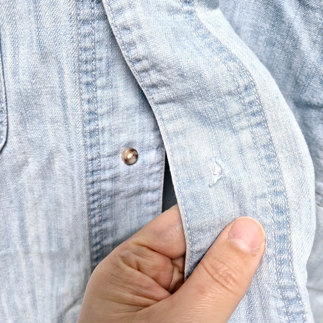 [M]칼하트 Carhatt 라이트 워시 데님 코트 자켓 상품이미지6