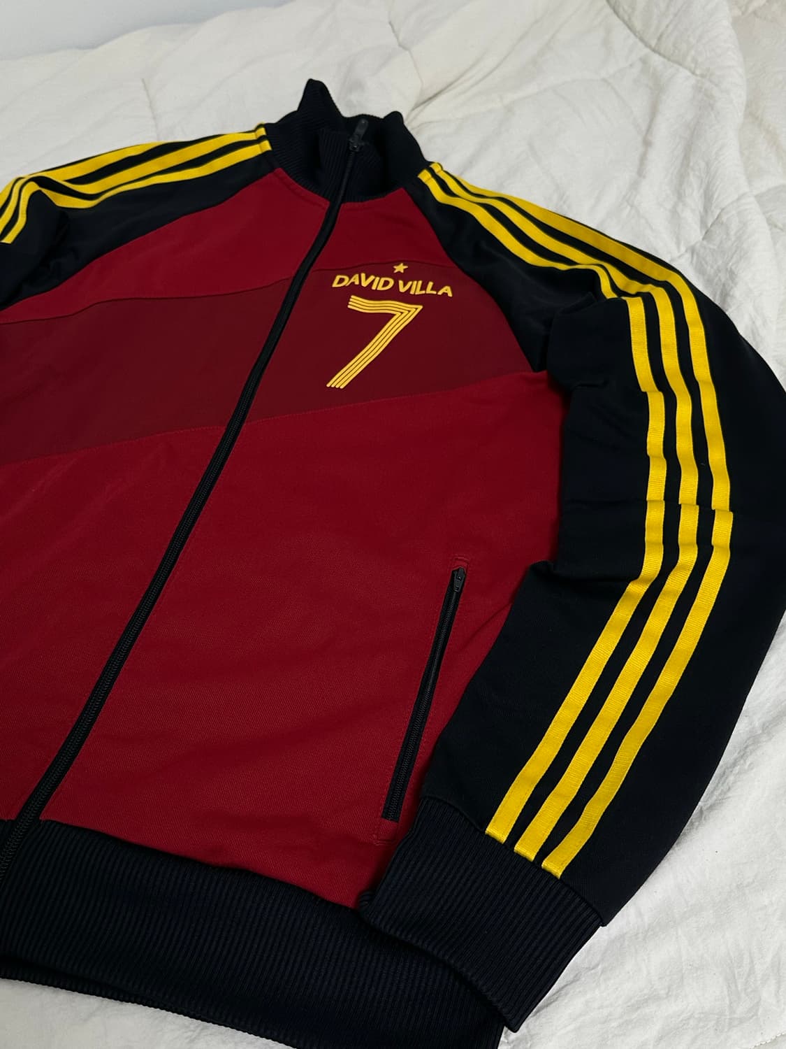 아디다스 스페인 다비드 비야 져지 트랙탑 미디움 상품이미지6