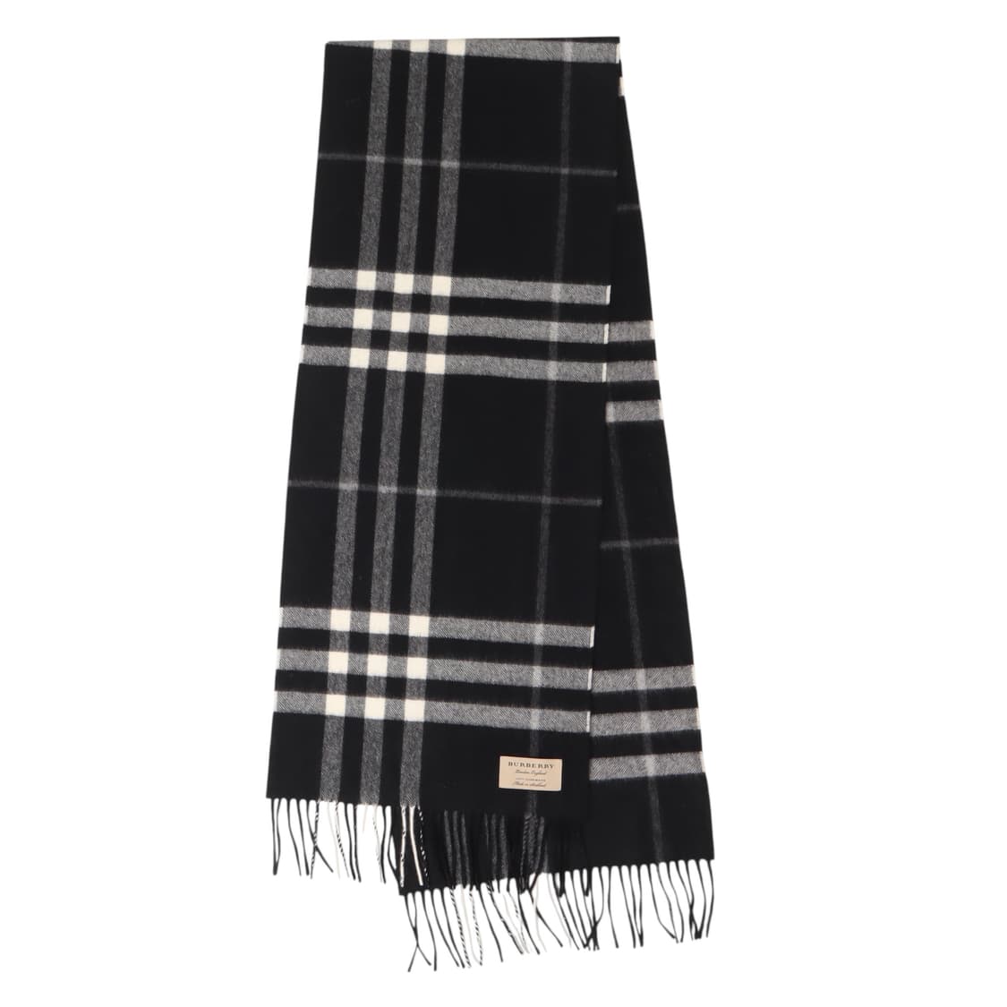 버버리 신형 캐시미어 100 자이언트 아이콘 체크 머플러 상품이미지4