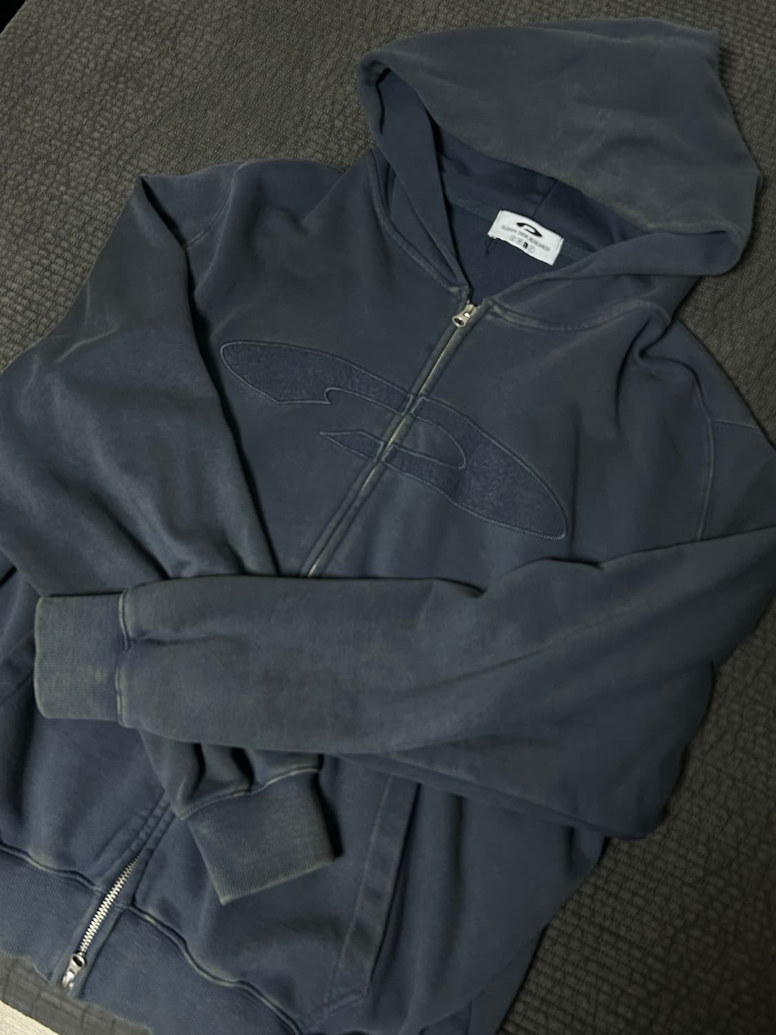 에프디알 후드집업 L사이드 slate gray 상품이미지2