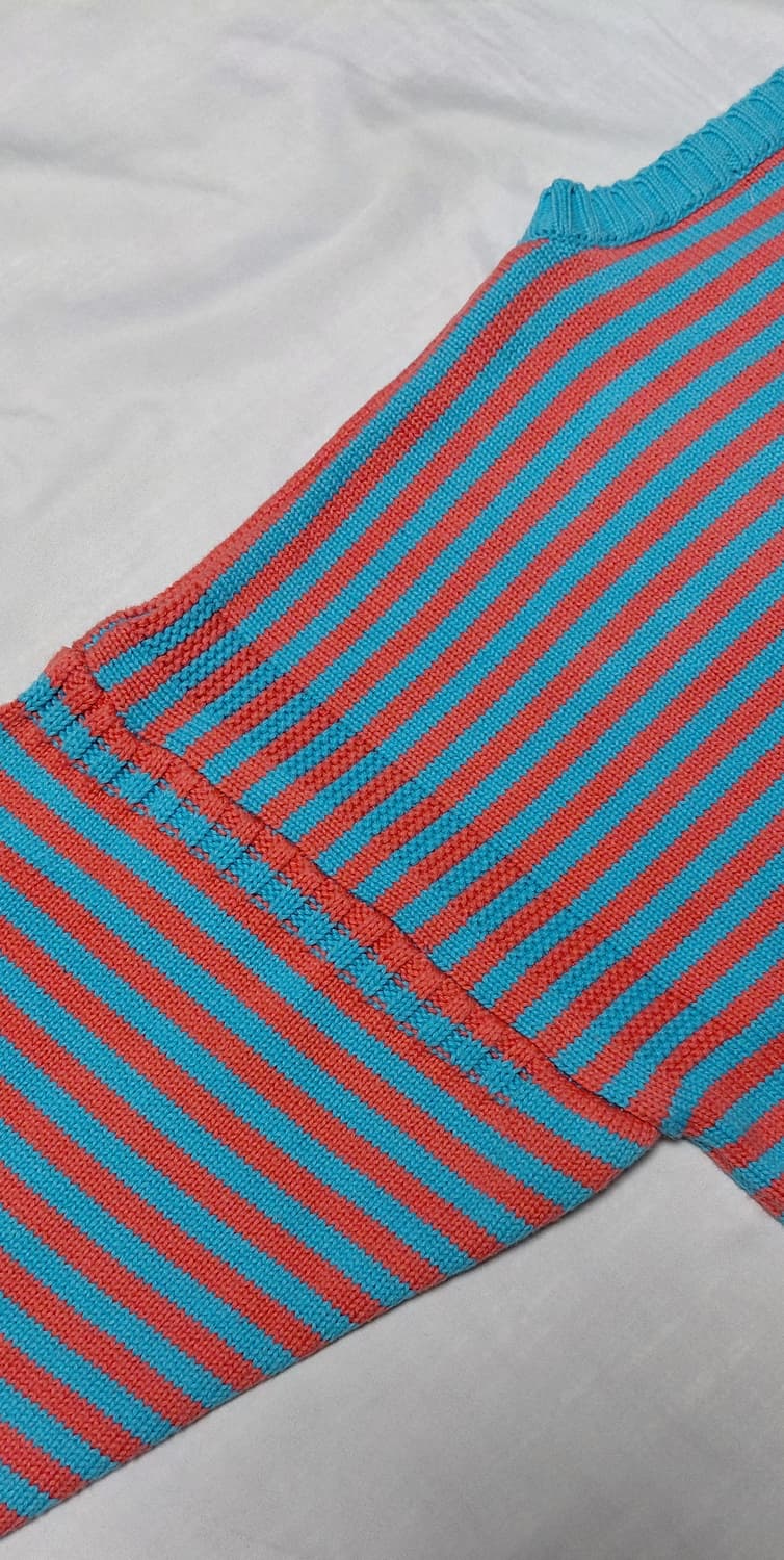 [무료배송] 90s 데빌락 DEVILOCK Stripe 코튼 니트 상품이미지9