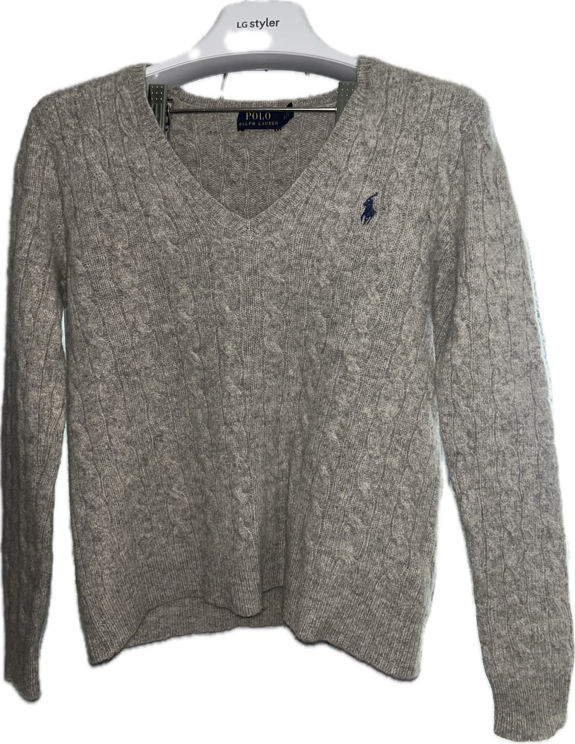 폴로 랄프로렌 여성 케이블 니트 M 상품이미지1