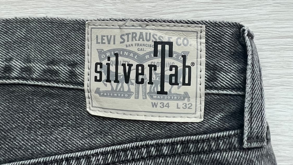 리바이스 실버탭 그레이 워시드 데님팬츠 루즈핏 상품이미지4