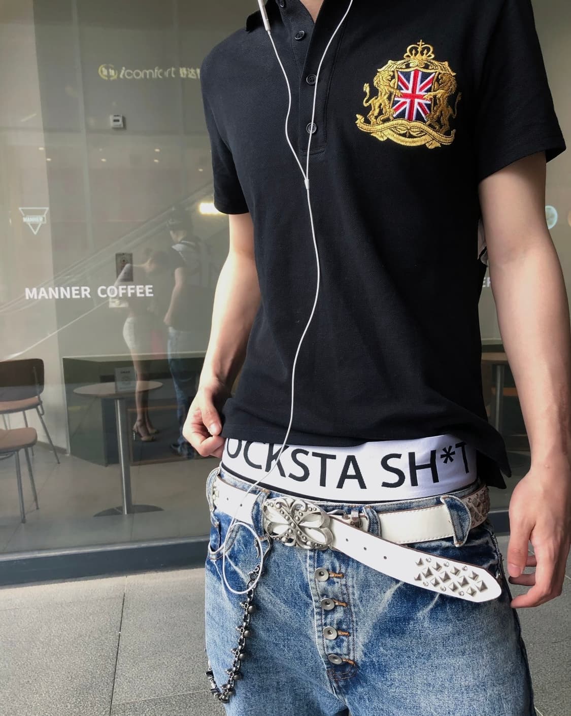 British Flag Embroidery Polo Tee 상품이미지5