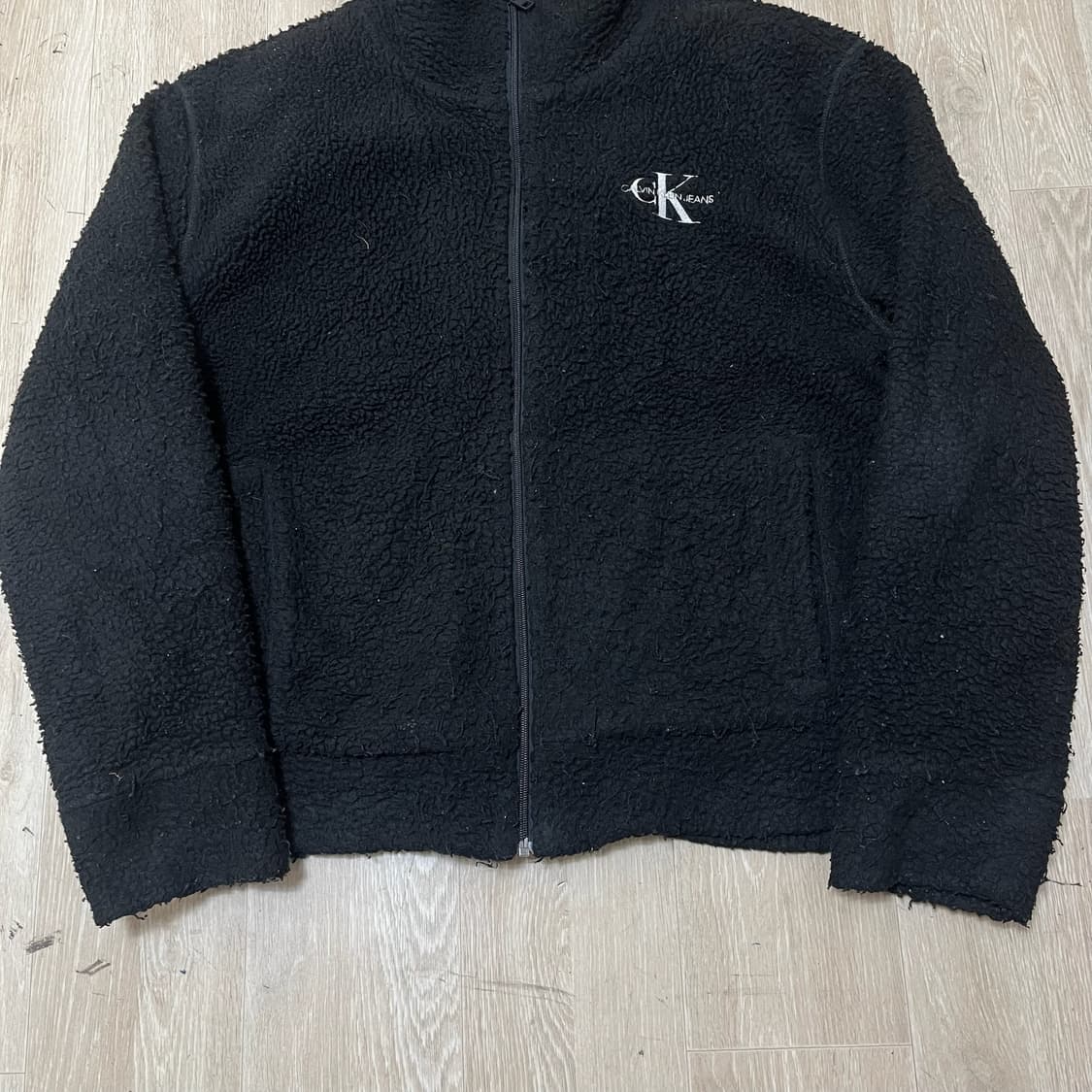 캘빈클라인 CK 양털 뽀글이 후리스 자켓 XL/105  상품이미지4