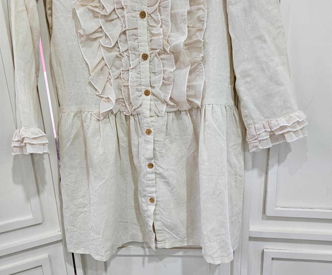 린넨프릴 원피스&오픈자켓 상품이미지5