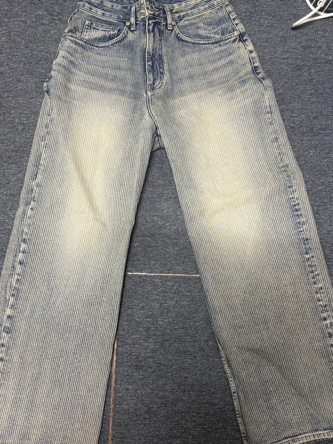 트루 와이드 데님 팬츠 - 라이트 웨일 인디고 상품이미지2