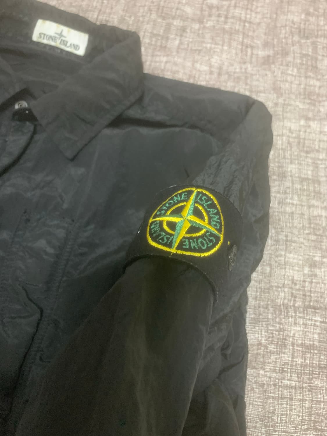스톤아일랜드 나일론메탈 셔츠 블랙 M 상품이미지4