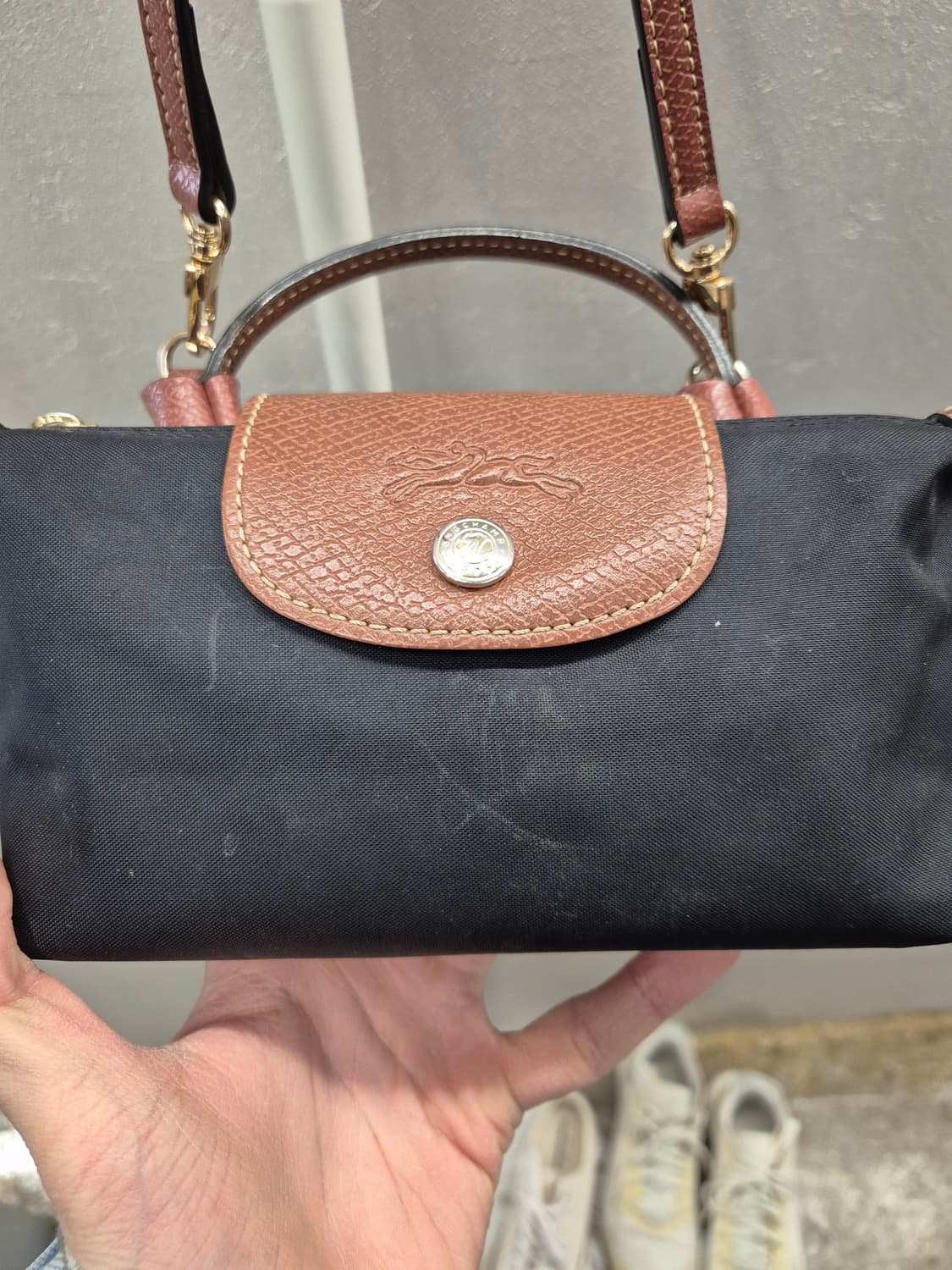 롱샴 르 플리아쥬 미니 블랙 상품이미지4