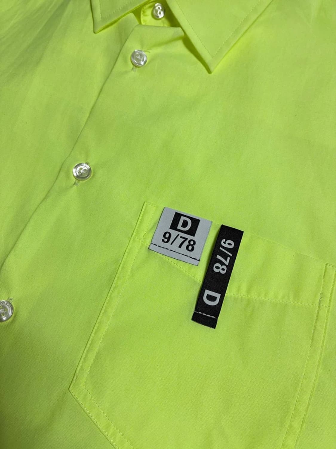 디젤 DIESEL S-FRY-FLUO 네온 반팔 셔츠 R1372 상품이미지4