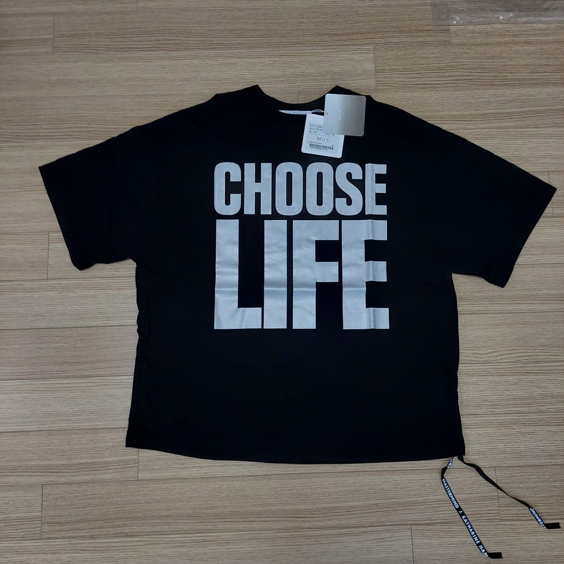 마스터 마인드 × 캐서린 햄넷 CHOOSE LIFE  오버핏 티셔츠  상품이미지3