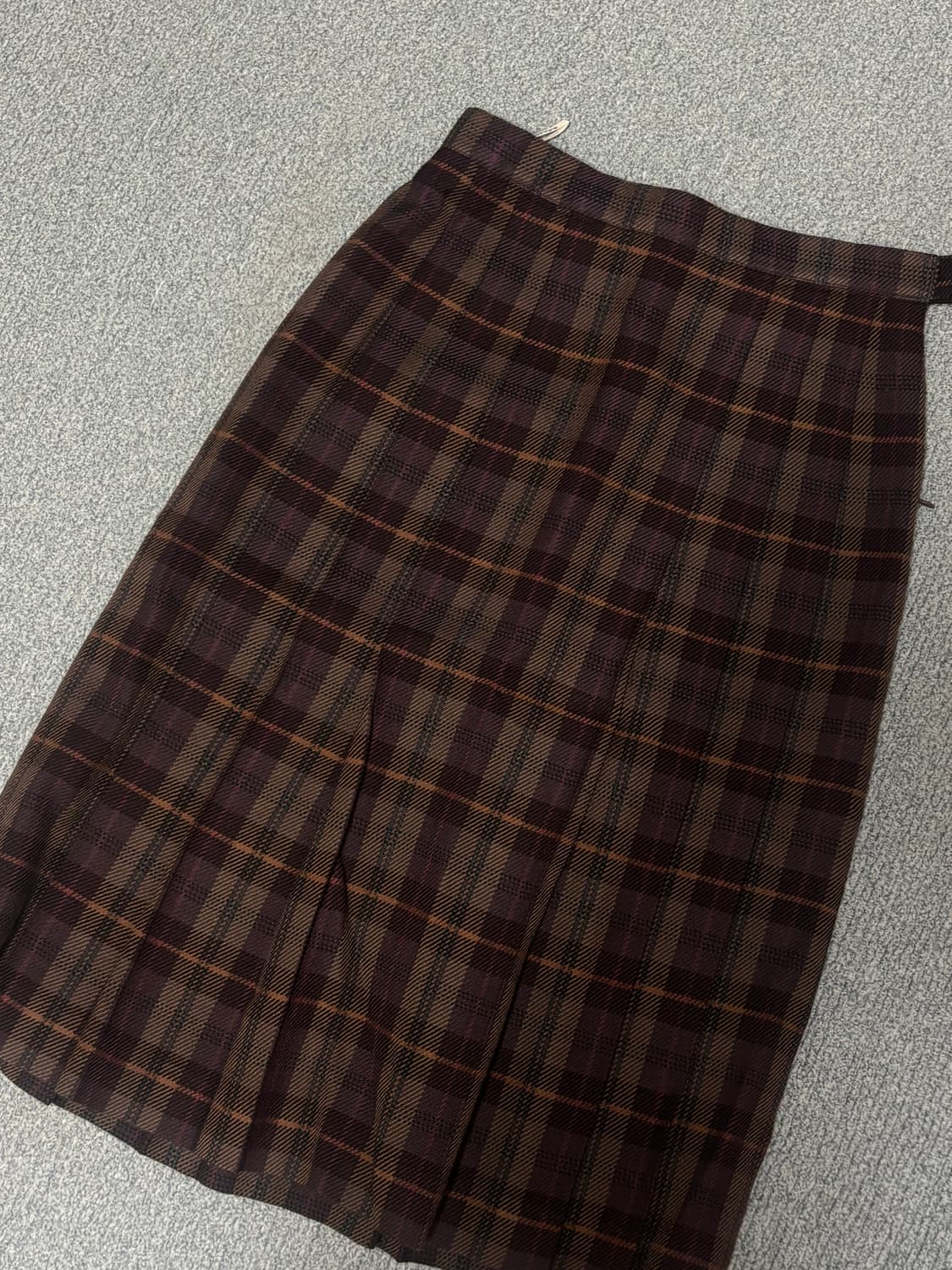버버리 체크 스커트 상품이미지1