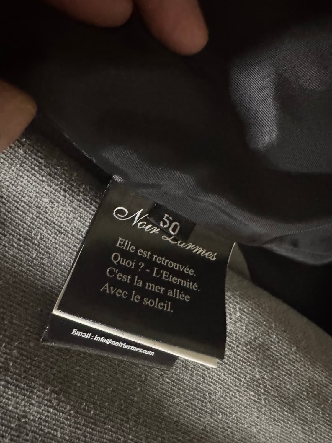 느와르라르메스 라이더 자켓 50 - XL 상품이미지10