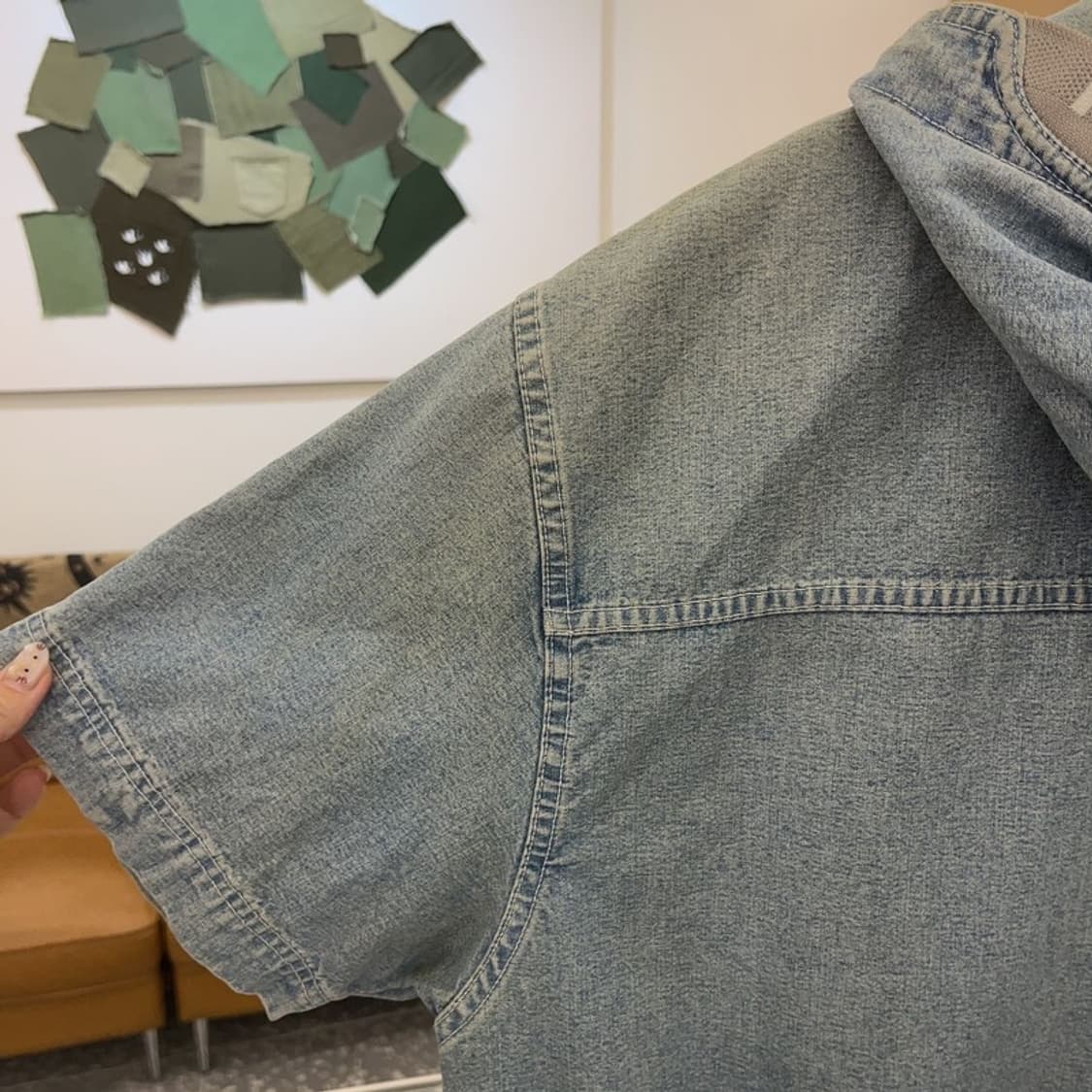 마자플라바 올드스쿨 워크 반팔 데님 집업 105 C06285 상품이미지10