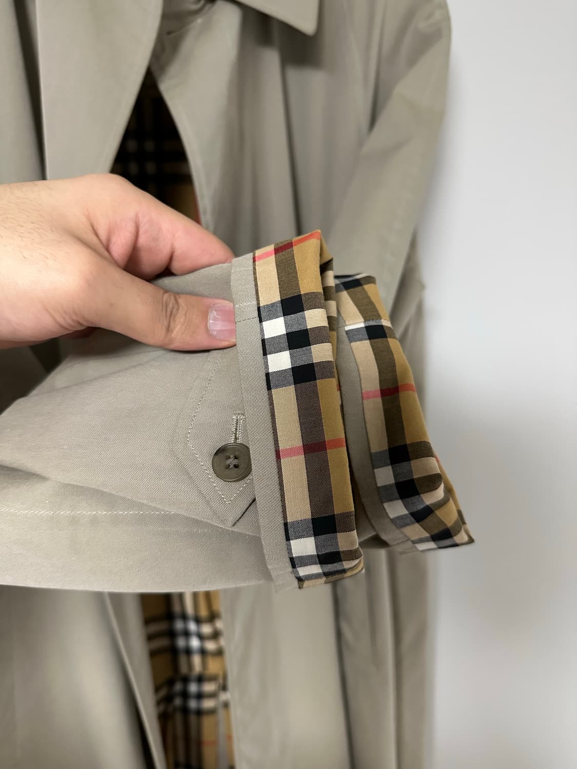 버버리 브라이튼 카코트(샌드스톤) 54 사이즈 판매 상품이미지5