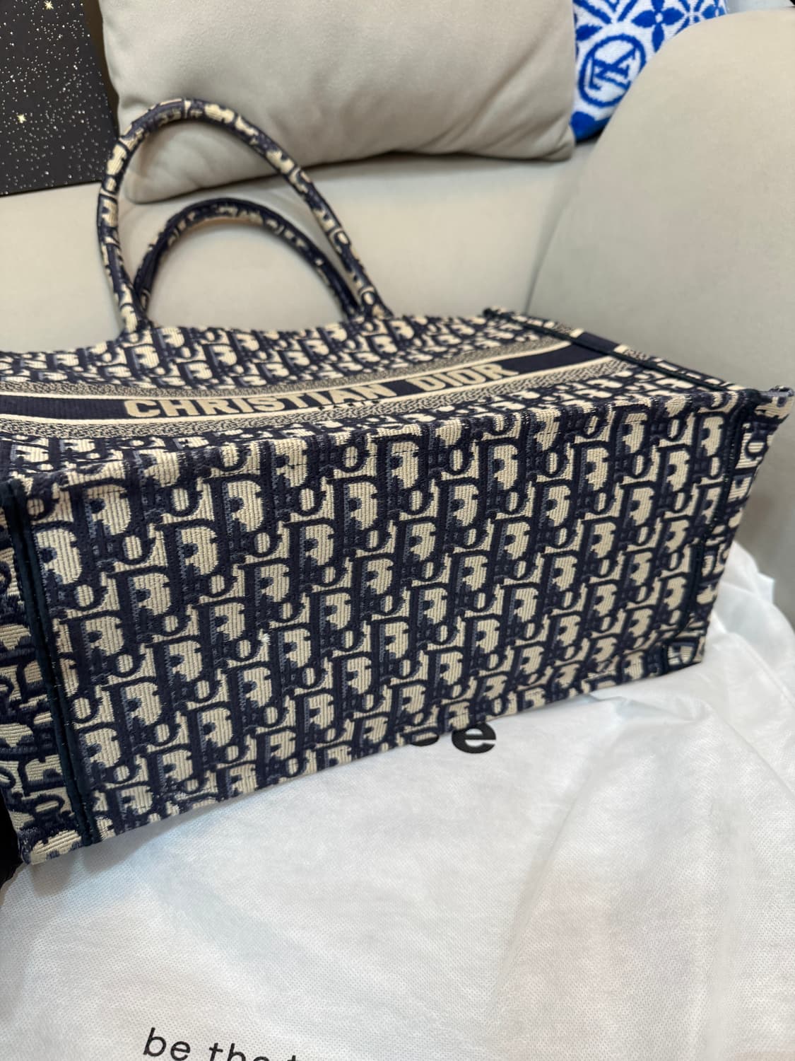 [인보이스구성] 디올 오블리크 북도트 미듐 상품이미지3