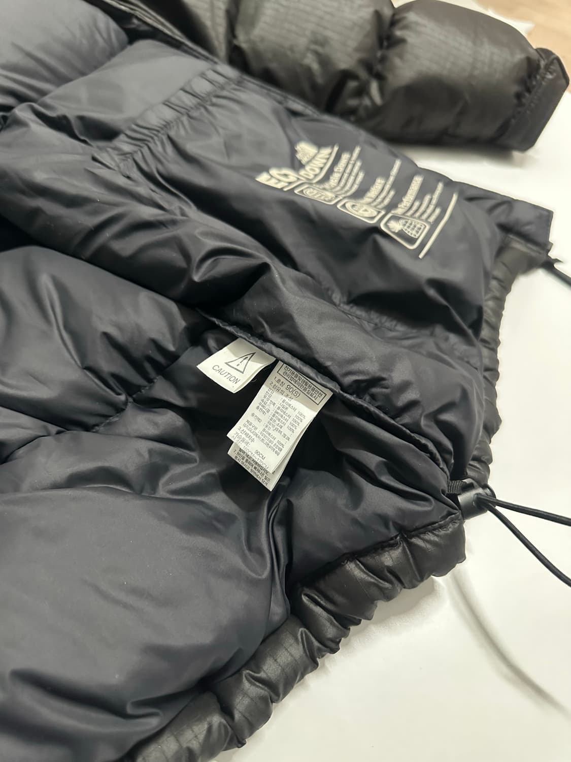 노스페이스 눕시 패딩 블랙 S(90 상품이미지8