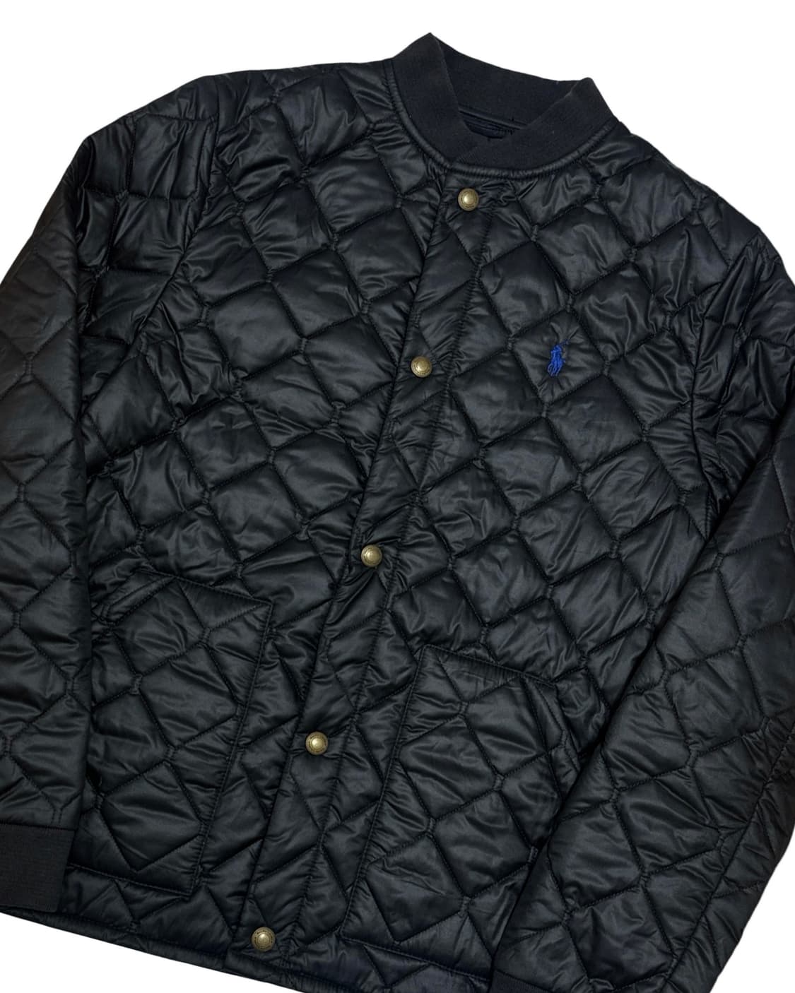 폴로 랄프로렌 블랙 퀼팅 봄버 자켓 상품이미지4