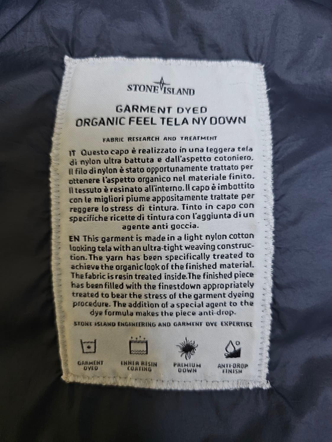 스톤아일랜드 오가닉 패딩 상품이미지6