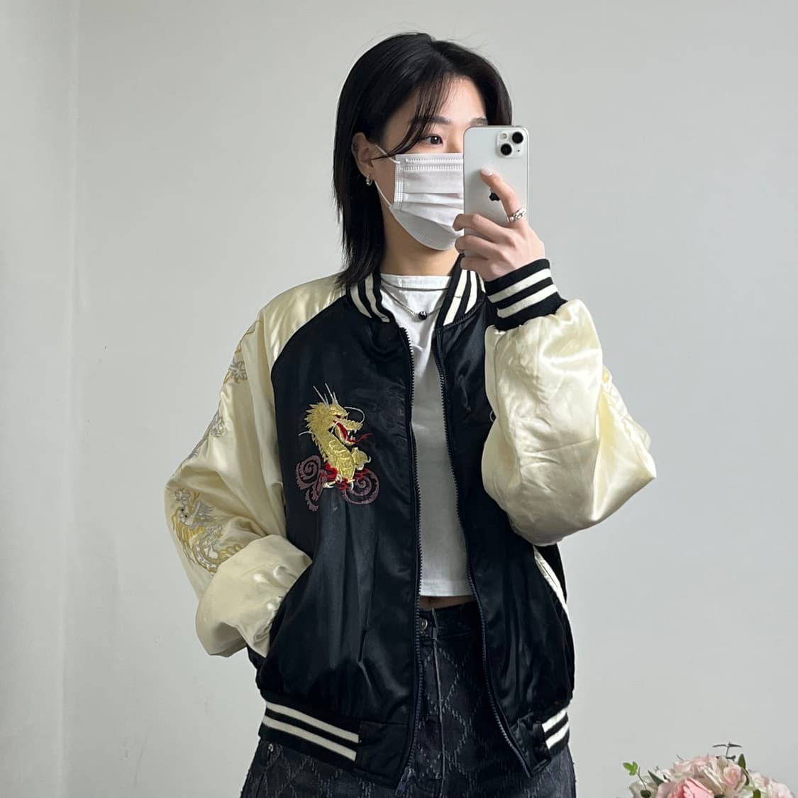 빈티지 올드스쿨 스카쟌 (남녀공용 상품이미지2