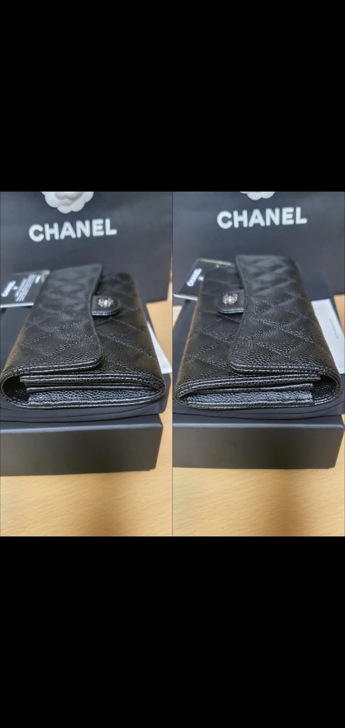 (미사용)샤넬 캐비어 지갑/장지갑 새상품급 정품(감정O) 상품이미지7