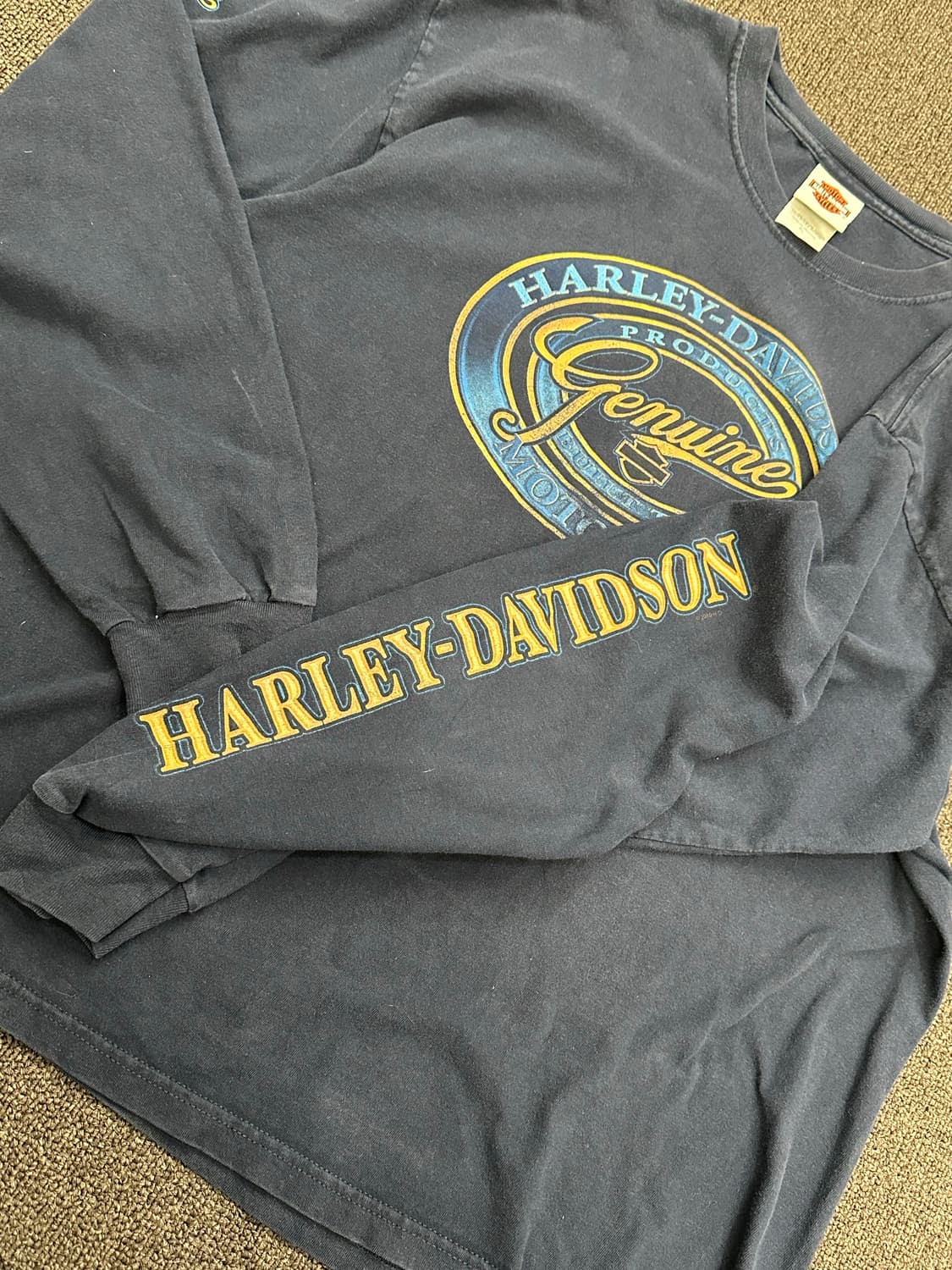 XL)할리데이비슨 빈티지 그래픽 롱슬리브 상품이미지4