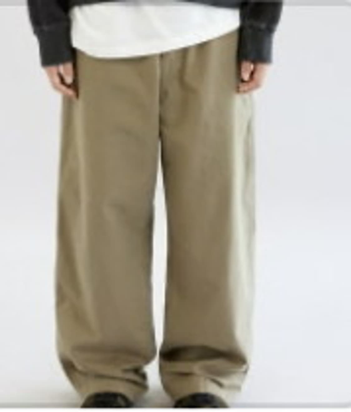 해칭룸 vtg over chino pants dark beige 4(L) 상품이미지1