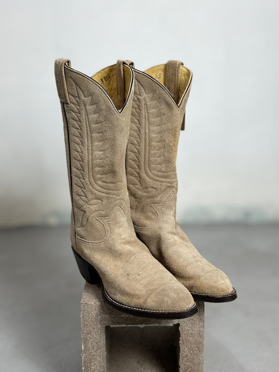 *데드스탁* 90's USA 토니라마 러프아웃 스웨이드 웨스턴 부츠 상품이미지1