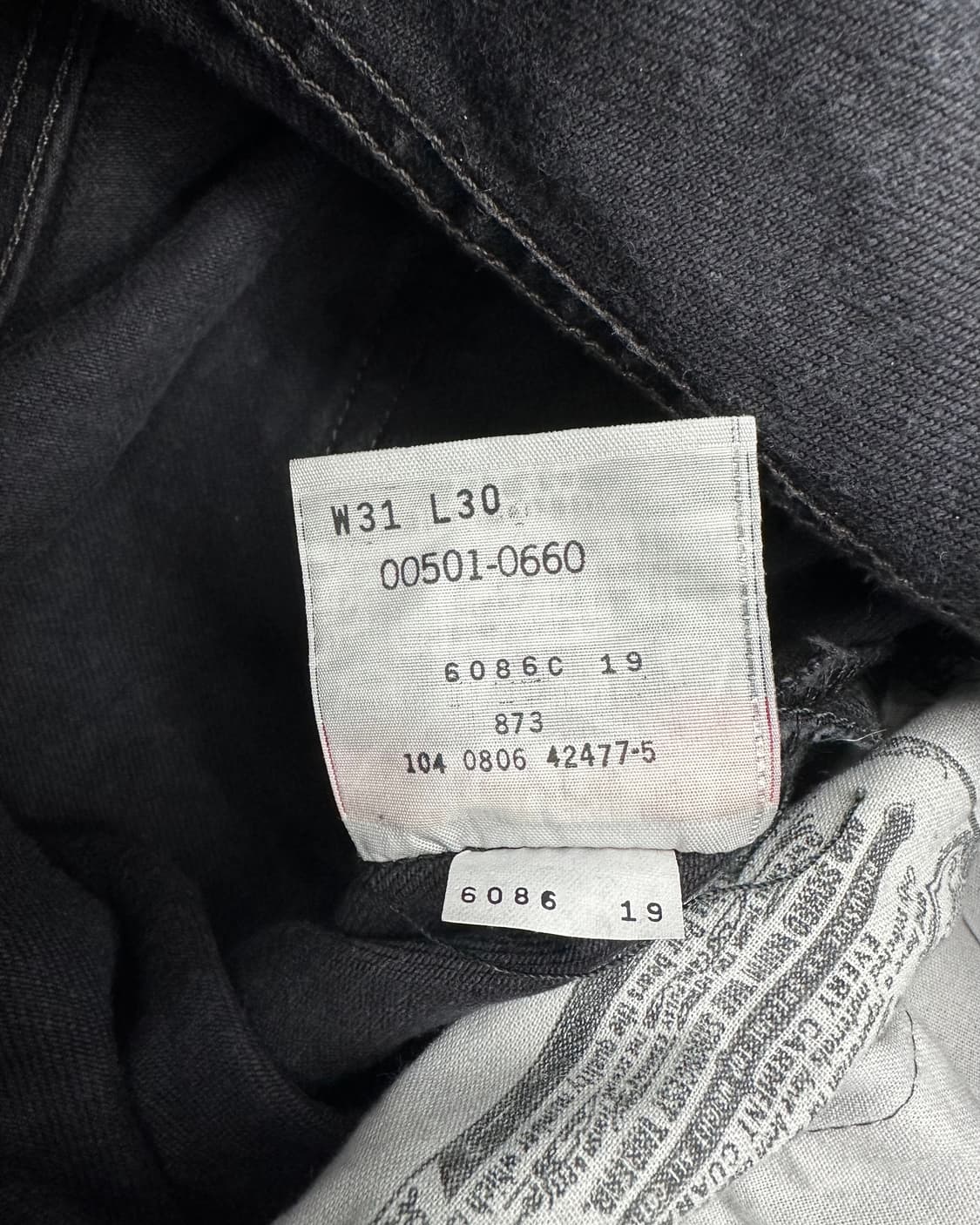 (허단39)00'S 리바이스 501 블랙-M1904 상품이미지4