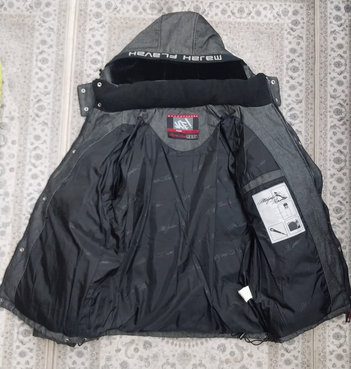 마자 플라바 올드스쿨 데님 덕다운 패딩 95 상품이미지2